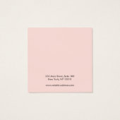 Künstlerische Spritzer Gestüt-Erring-Display-Karte (Rückseite)