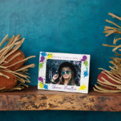 Künstlerische Spritzfarbe Chic Abschluss 5x7 Deskt Fotoplatte (Seite)