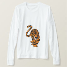 Künstlerische Stalking Tiger Art