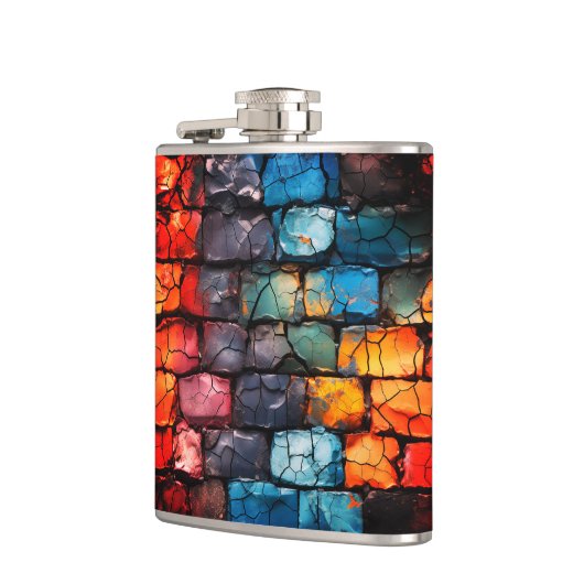 Künstlerische Steine Flachmann (Links)