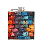 Künstlerische Steine Flachmann (Vorderseite)