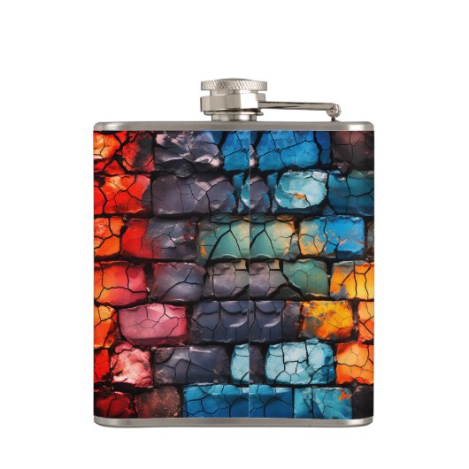 Künstlerische Steine Flachmann (Rückseite)