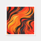 Künstlerische Streifen Serviette (Vorderseite)