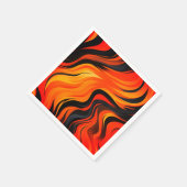 Künstlerische Streifen Serviette (Ecke)