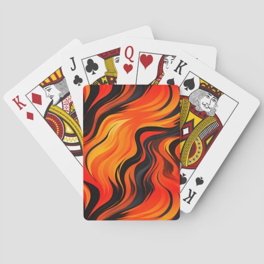 Künstlerische Streifen Spielkarten (Rückseite)