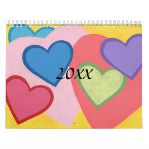 Künstlerische Szenen nach Maß gedruckt Saisonkalen Kalender