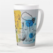 Künstlerische Tasse (Rechte Ecke)