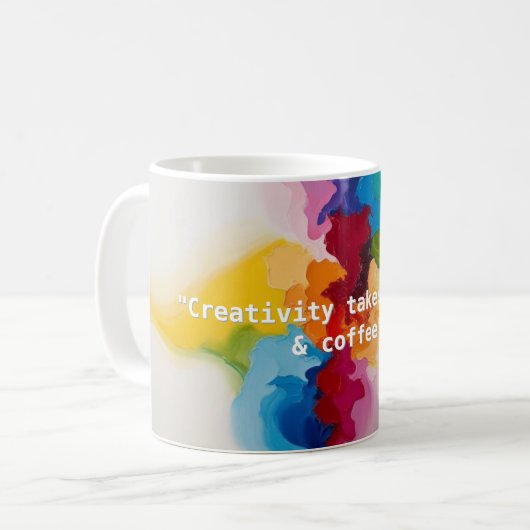 Künstlerische Tasse (Vorderseite Links)