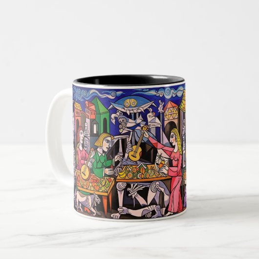 Künstlerische Tasse (Vorderseite Links)