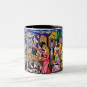 Künstlerische Tasse (Mittel)