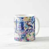 Künstlerische Tasse chaotische Kunst (VorderseiteRechts)