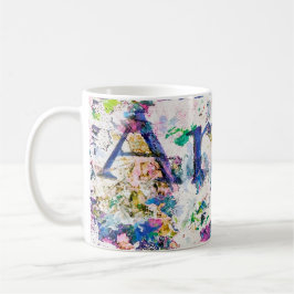 Künstlerische Tasse chaotische Kunst