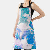 Künstlerische Textur. Helle violette Grenze. Viole Schürze (InSitu)