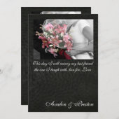 Künstlerische Tiger-Lilien-bester Einladung (Vorne/Hinten)