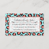 Künstlerische Trendy Cornflakes Minze Aquamarin Le Treuekarte (Rückseite)