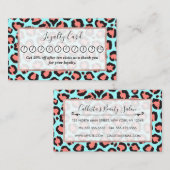 Künstlerische Trendy Cornflakes Minze Aquamarin Le Treuekarte (Vorne/Hinten)