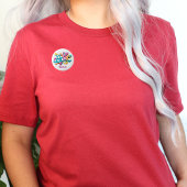 Künstlerische Typografie, farbenfroh, modern, stil Button