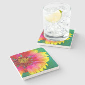 Künstlerische Überstellung der indischen Blanket-B Steinuntersetzer (Seitenansicht)