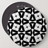 Künstlerische Verzierungsillustration Button (Vorne & Hinten)