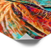 Künstlerische Vintage Pferdeausstellung Poster (Ecke)