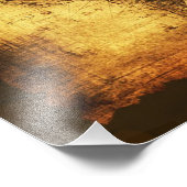 Künstlerische Vintage Weltkarte Fotodruck (Ecke)