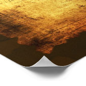 Künstlerische Vintage Weltkarte Poster 2 (Ecke)