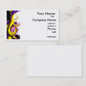 Künstlerische Visitenkarte (Vorne/Hinten)