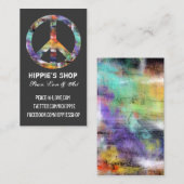 Künstlerische Visitenkarte (Vorne/Hinten)