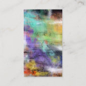 Künstlerische Visitenkarte (Rückseite)