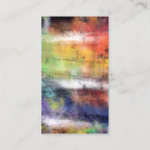 Künstlerische Visitenkarte (Rückseite)