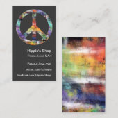 Künstlerische Visitenkarte (Vorne/Hinten)