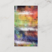 Künstlerische Visitenkarte (Rückseite)