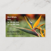 Künstlerische Visitenkarten Visitenkarte (Vorderseite)