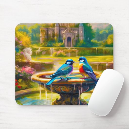 Künstlerische Vögel Mousepad (Mit Mouse)