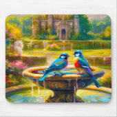 Künstlerische Vögel Mousepad (Vorne)