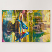 Künstlerische Vögel Puzzle (Horizontal)