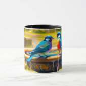Künstlerische Vögel Tasse (Zentrum)