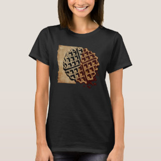Künstlerische Waffel Food Hobby Koch Gourmet T-Shirt