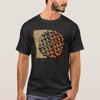 Künstlerische Waffel Food Hobby Koch Gourmet T-Shirt