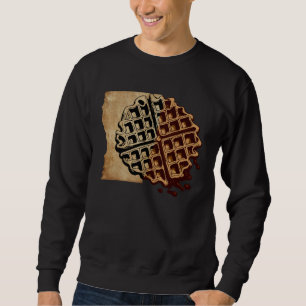Künstlerische Waffel-Lebensmittel-Hobby-Koch Gourm Sweatshirt