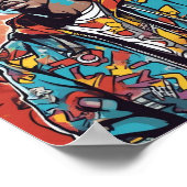 Künstlerische Wanddekoration Digitale Printwerbung Poster (Ecke)