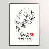 Künstlerische Wandkunst, Beautician Beauty Salon Poster