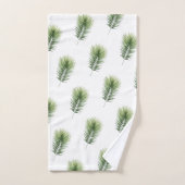 Künstlerische Wasserfarbe Botanik Badhandtuch Set (Handtuch)