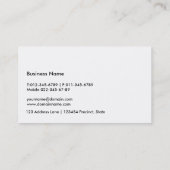 Künstlerische weibliche ChicEyelashes u. roter Visitenkarte (Rückseite)