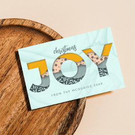 Künstlerische Weihnachtsjubiläumskarte Feiertagspostkarte