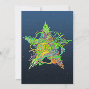 Künstlerische Weihnachtsstern-Festtagskarte Feiertagskarte