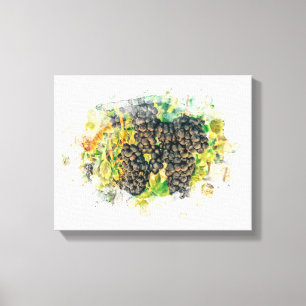 *~* Künstlerische Weinkellerei Traube AR21 Weinkel Leinwanddruck