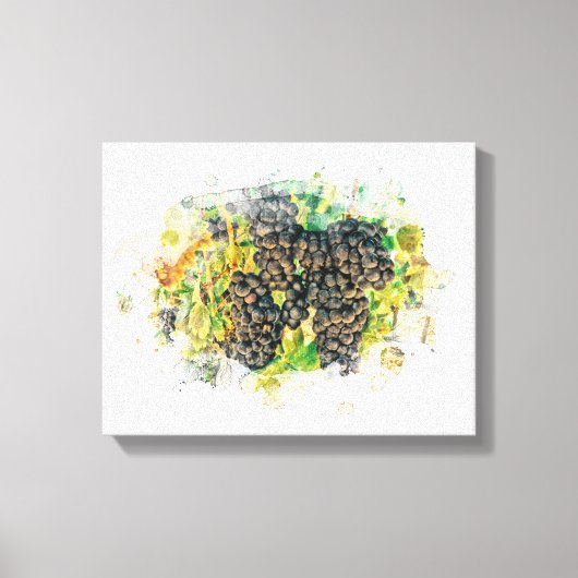 *~* Künstlerische Weinkellerei Traube AR21 Weinkel Leinwanddruck (Vorderseite)