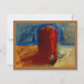 KÜNSTLERISCHE WESTERN-PARTY EINLADUNG ~ EZ2-KUSTOM (Vorderseite)