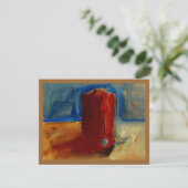 KÜNSTLERISCHE WESTERN-PARTY EINLADUNG ~ EZ2-KUSTOM (Stehend Vorderseite)